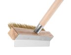 Hendi pizzaovenborstel met lange houten steel van 93 cm