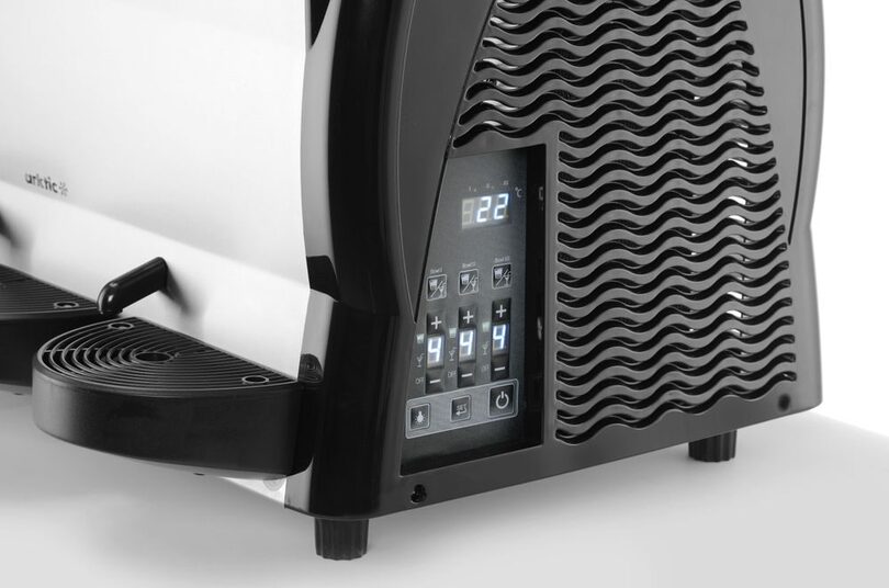 Detailopname van de Hendi Arktic slush machine