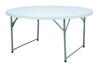 Witte ronde buffettafel van Hendi met een diameter van 183 cm