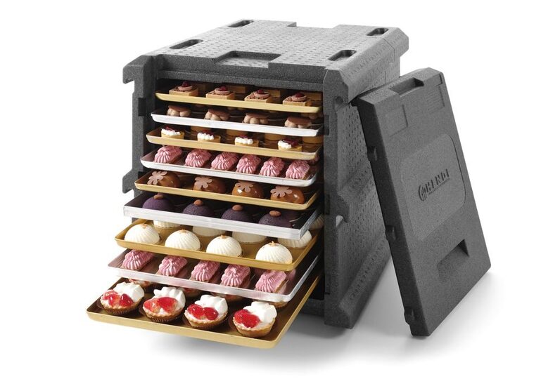 Detailweergave van de Hendi thermobox voor bakkerijproducten