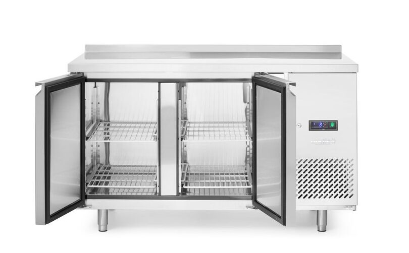 Duurzame RVS koelwerkbank van Hendi voor horeca