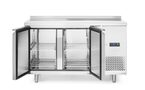 Detailopname van de Hendi Profi Line vrieswerkbank