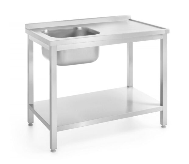 Hoogwaardige Hendi spoeltafel met enkele spoelbak voor horeca