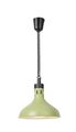 Detailopname van de groene conische warmtelamp 250W