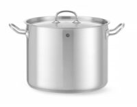 Hendi professionele RVS kookpan 13,5 liter met deksel