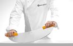 RVS pizzasnijder rocker voor efficiënt snijden van pizza