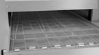 Detailopname van de Zanolli Synthesis 06/40 VE lopende band pizzaoven