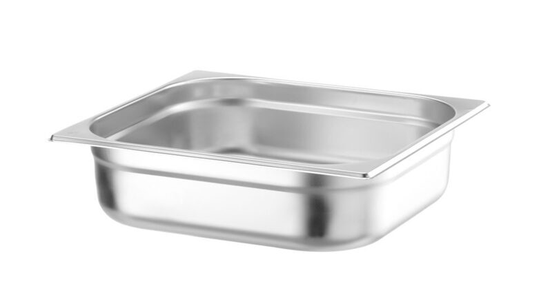 Hendi Gastronormbak 2/3 100mm RVS voor efficiënte voedselopslag