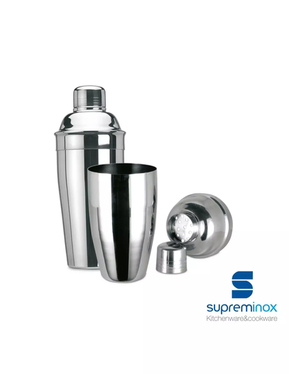 Duurzame RVS cocktail shaker 500ml van Emga