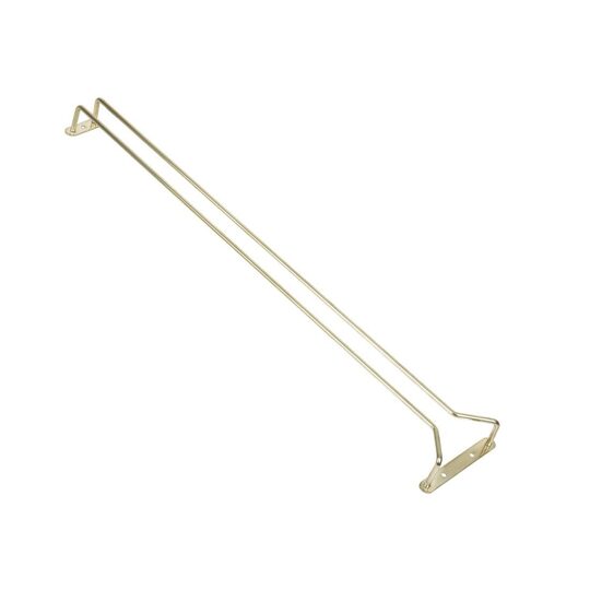 Detailopname messing glasrek 61 cm