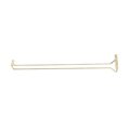Montage van messing glasrek 61 cm