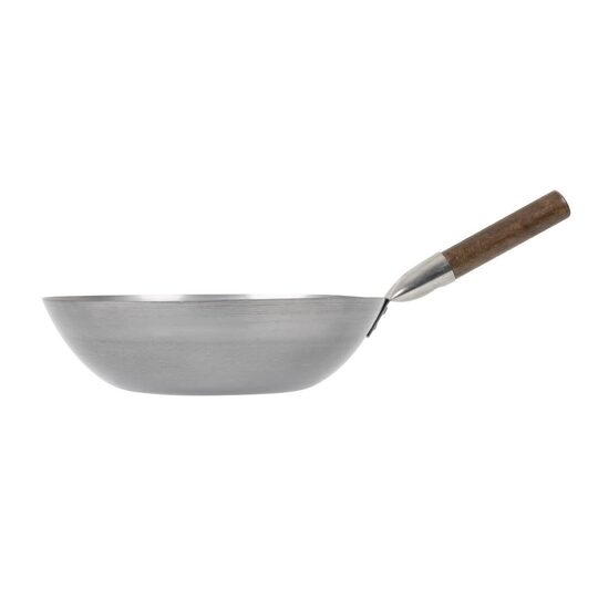 Zijaanzicht van de London wok 33 cm