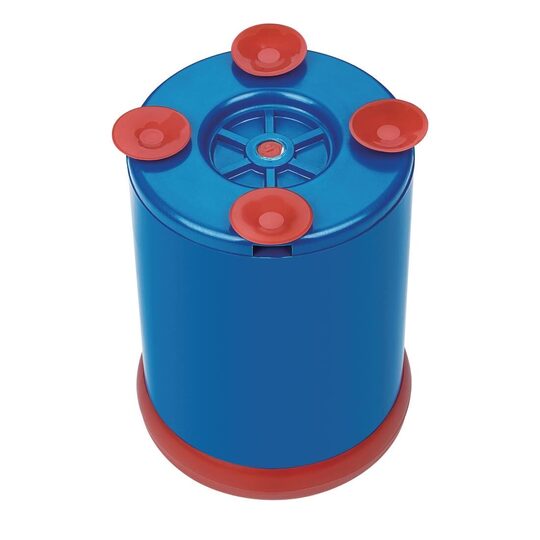Bovenaanzicht van de Jantex ronde glazenspoelborstel
