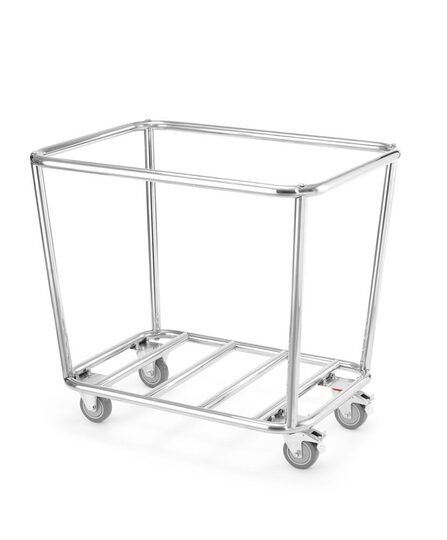 Duurzaam RVS frame van de Hendi wasgoed trolley
