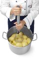 Detailopname van de Hendi RVS pureestamper 450 mm