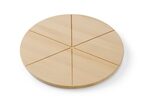 Detailopname beukenhout pizza plank