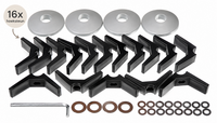 Hardwarekit met 16 hoeksteunen