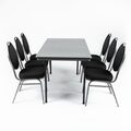 Opklapbare tafel 152x75 cm bovenaanzicht