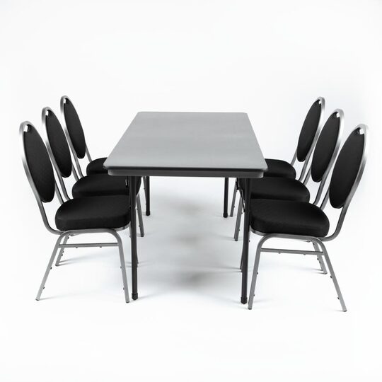 Opklapbare tafel 152x75 cm bovenaanzicht