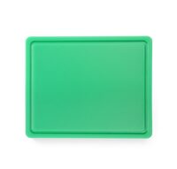Professionele groene snijplank Hendi 826133 met sapgeul