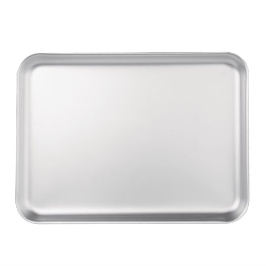 Bovenaanzicht van de Vogue aluminium bakplaat