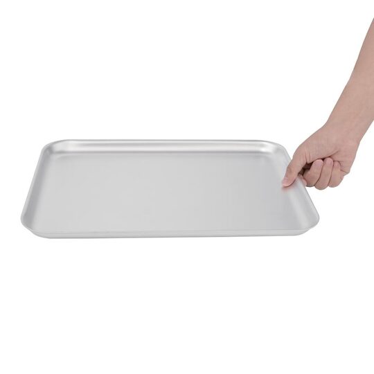 Onderzijde van de Vogue aluminium bakplaat