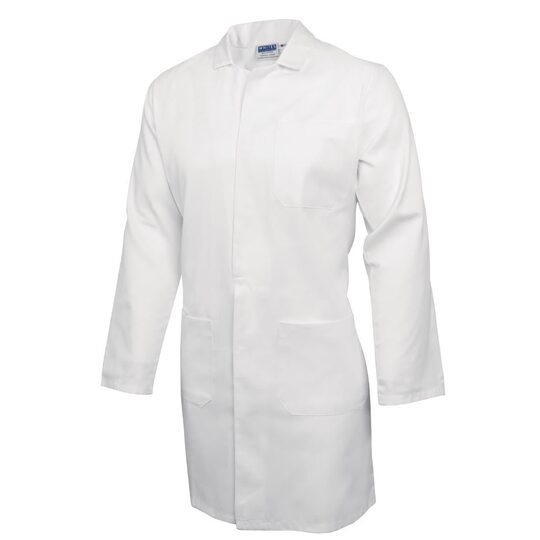 Witte unisex werkjas maat S van Gastronoble