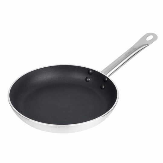 Stevige handgreep van de Vogue 26 cm koekenpan