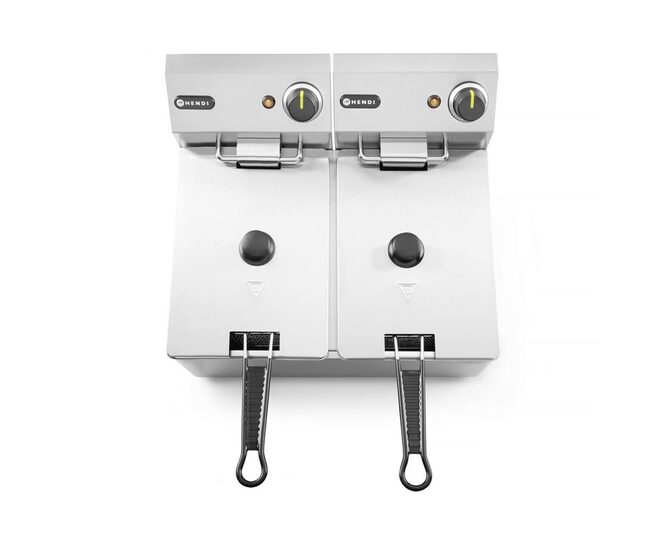 Bovenaanzicht Hendi Kitchen Line friteuse inclusief frituurmandjes