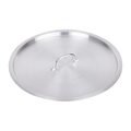 Bovenaanzicht van professioneel Vogue aluminium deksel 37 cm