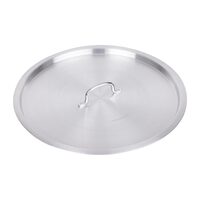 Bovenaanzicht van professioneel Vogue aluminium deksel 37 cm