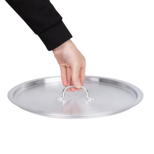 Vogue aluminium deksel 37 cm voor professionele horeca pannen