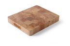 Hoogwaardige rubberwood snijplank voor intensief horecagebruik