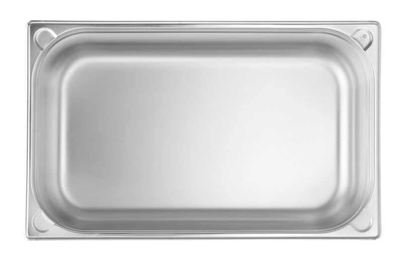 Zijaanzicht Hendi RVS gastronormbak 1/1 15 cm
