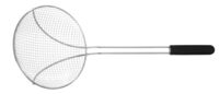 Duurzame RVS frituurschep 26 cm voor intensief horecagebruik
