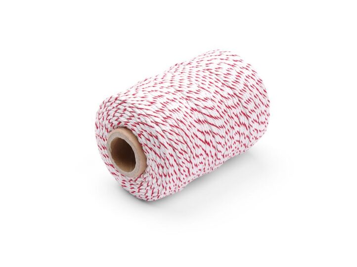 Professionele spoel rolladedraad 200 gram rood-wit