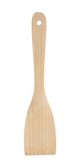 Detailopname van de Hendi houten spatel 32 cm