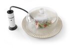 Presenteer gerechten elegant met deze glazen stolp