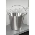RVS emmer 12 liter met stevige handgreep voor professionele reiniging