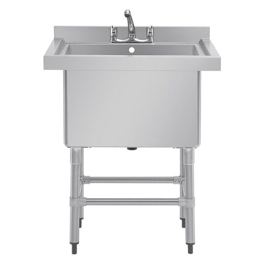 Vogue RVS spoelbak 77x60 cm voor horeca