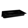 Duurzame zwarte CaterChef GN 1/1 bak 100mm diep