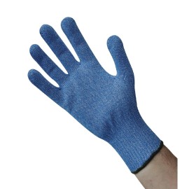 Snijbestendige handschoen blauw - maat M