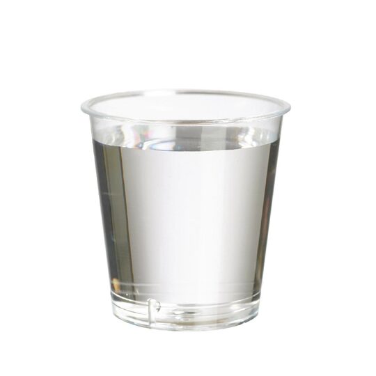 Polystyrene shots glazen 3 cl (Box 1000)
