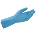Latex handschoenen blauw (maat S) 2