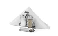 Luxe 3-delige Hendi menage set voor peper, zout en servetten