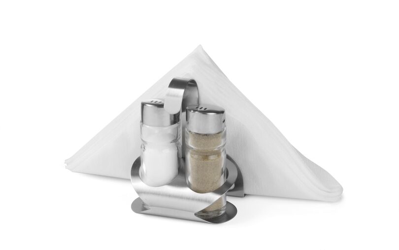 Luxe 3-delige Hendi menage set voor peper, zout en servetten