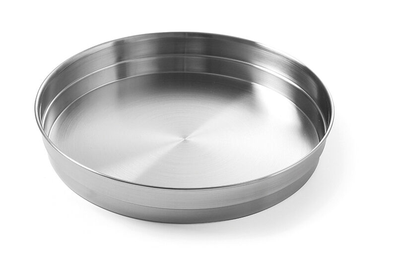 Professioneel rond RVS dienblad van Hendi 31,5 cm
