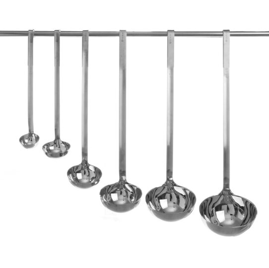 Opscheplepel rvs 100x400 mm