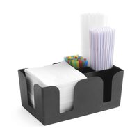 Zwarte Hendi bar caddy voor professionele barbenodigdheden