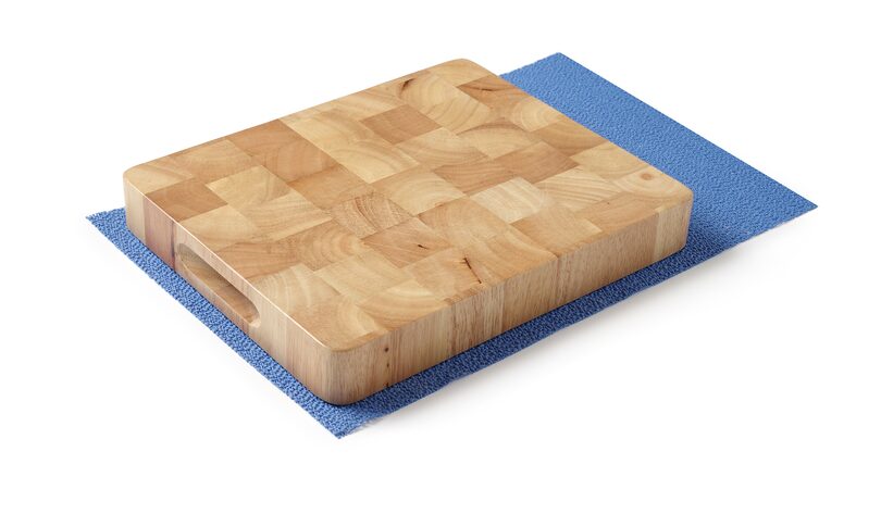 Detailopname van de blauwe Hendi anti-slipmat voor extra grip